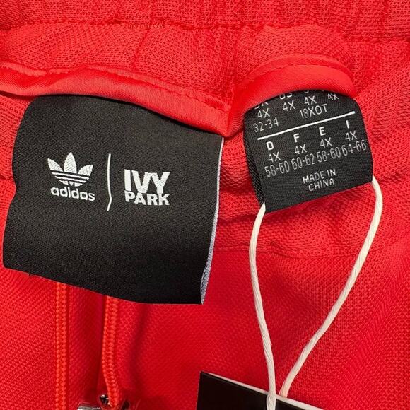 Ivy Park X Adidas 3 Stripes Wide Leg Suit Pants Coral Womens Plus Size 4X GV4006 - Picture 10 of 12